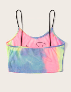 #BABE Tye Dye Cami Crop Top