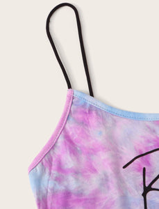 #BABE Tye Dye Cami Crop Top