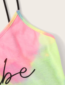 #BABE Tye Dye Cami Crop Top