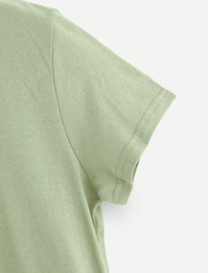 #Heart T-shirt Green